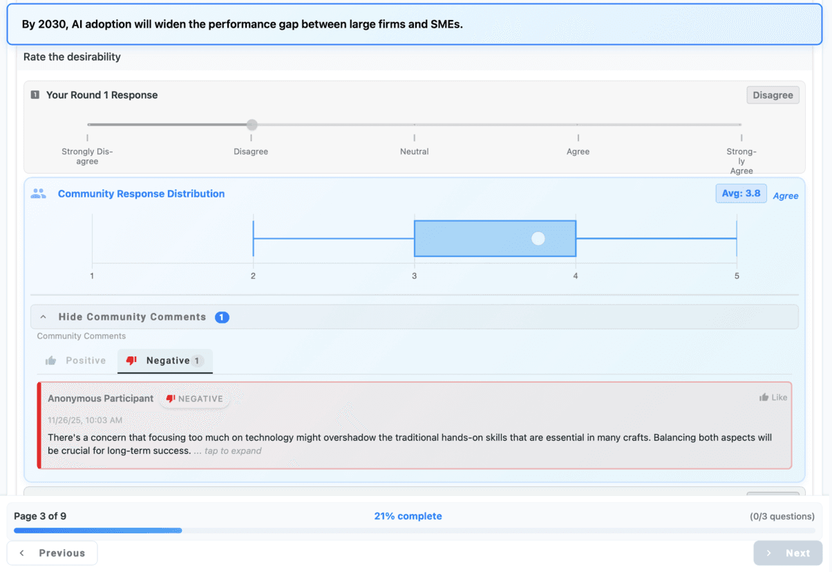 Durvey Survey Editor - Create customizable Delphi surveys with rich question types